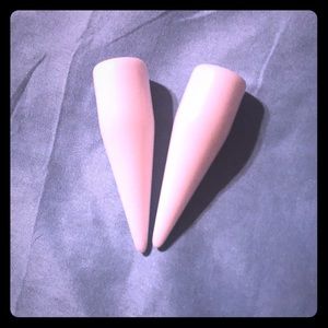 White ear stretching tapers size 3/4 (19mm)